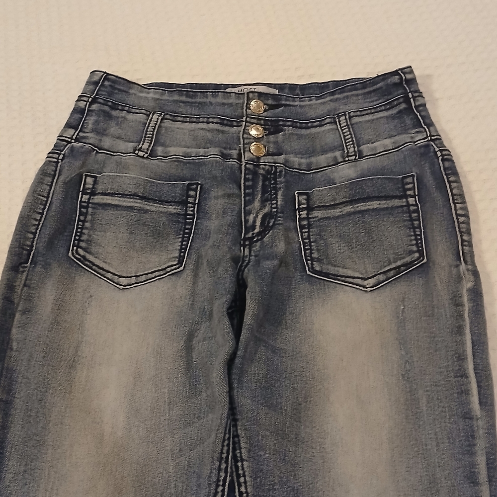 Almost Famous High Rise Blue Jeans